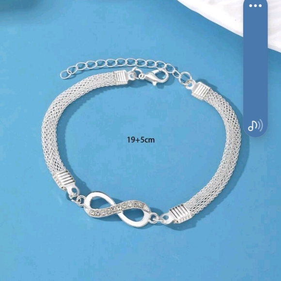 3 Piece STERLING SILVER Trio Bracelet Set - Picture 6 of 6